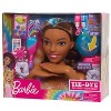 Barbie Tie-Dye Deluxe Styling Head Brunette Hair with Blue Highlights - image 3 of 4