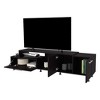 69.3" Manufactured Wood TV Stand with Open Shelves and Closed Cabinets for Living Room and Bedroom - 3 of 4