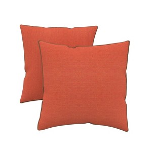Covers&All Sunbrella® Indoor / Outdoor Throw Pillows Inserts with Covers, Set of 2 - 1 of 4