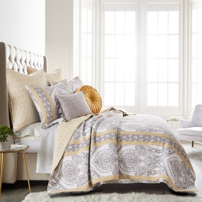 Amelie Bohemian Quilt Set - Full/Queen Quilt and Two Standard Pillow Shams  Multi - Levtex Home