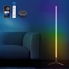 JONATHAN Y Potts 60.5" Modern Contemporary Aluminum/Iron Integrated (Includes LED Light Bulb) Post Floor Lamp - 3 of 4