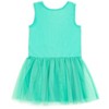 Disney Lilo & Stitch Princess Ariel Girls Tulle Dress Toddler to Big Kid - 4 of 4
