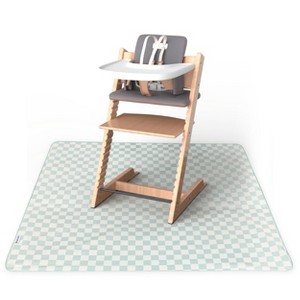 Tiny Twinkle Mess-Proof Splat Mats for Under High Chairs or Table Cover for Art Projects for Baby and Toddler (51" x 51") - 1 of 4