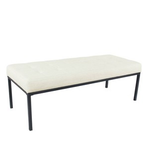 Tufted Metal Bench - HomePop - 1 of 4
