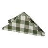 Kate Aurora Country Living 4 Pack Gingham Plaid Checkered Country Farmhouse Napkins - 2 of 2