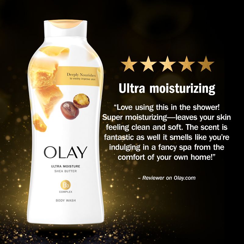 Olay Ultra Moisture Body Wash with Shea Butter - 22 fl oz, 5 of 6