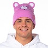 Care Bears Embroidered Face and Belly Badges Cuff Knit Beanie - 4 of 4