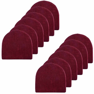 U-Shape High Density Memory Foam Chair Pads with Ties by Sweet Home Collection®