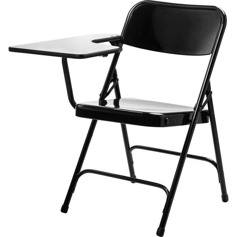 2pk Tablet Arm Folding Chair Black- Hampden Furnishings, 2 of 10