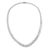 Designs By Gioelli Sterling Silver Cubic Zirconia Tennis Necklace - 2 of 3