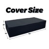 XIZZI Patio Furniture Set Cover Outdoor Sectional Sofa Set Covers, Lawn Patio Furniture Covers with Air Vent Fastening Strap & Handle, Water Resistant - 2 of 4