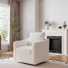 Mid-Century Accent Sofa Chair,360° Rotating Modern Armchair for Living Room,Upholstered Reading Chair for Reading, Bedroom - 2 of 4