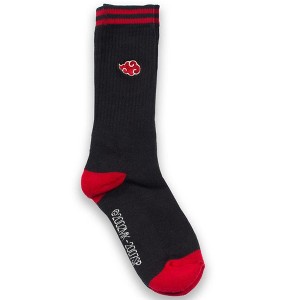Ripple Junction x Naruto Akatsuki Cloud Adult Crew Sock 1-PK - 1 of 3