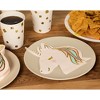 Blue Panda 50-Pack Disposable Paper Napkins Unicorn Party Supplies 6.5"x6.3", Gold Foil - 2 of 4