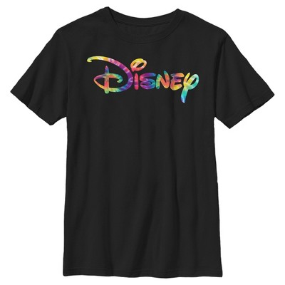 Boy's Disney Tie-Dye Logo T-Shirt