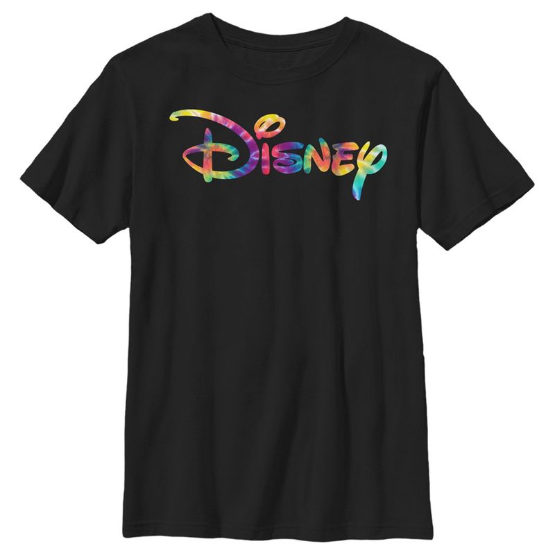 Boy's Disney Tie-Dye Logo T-Shirt, 1 of 6