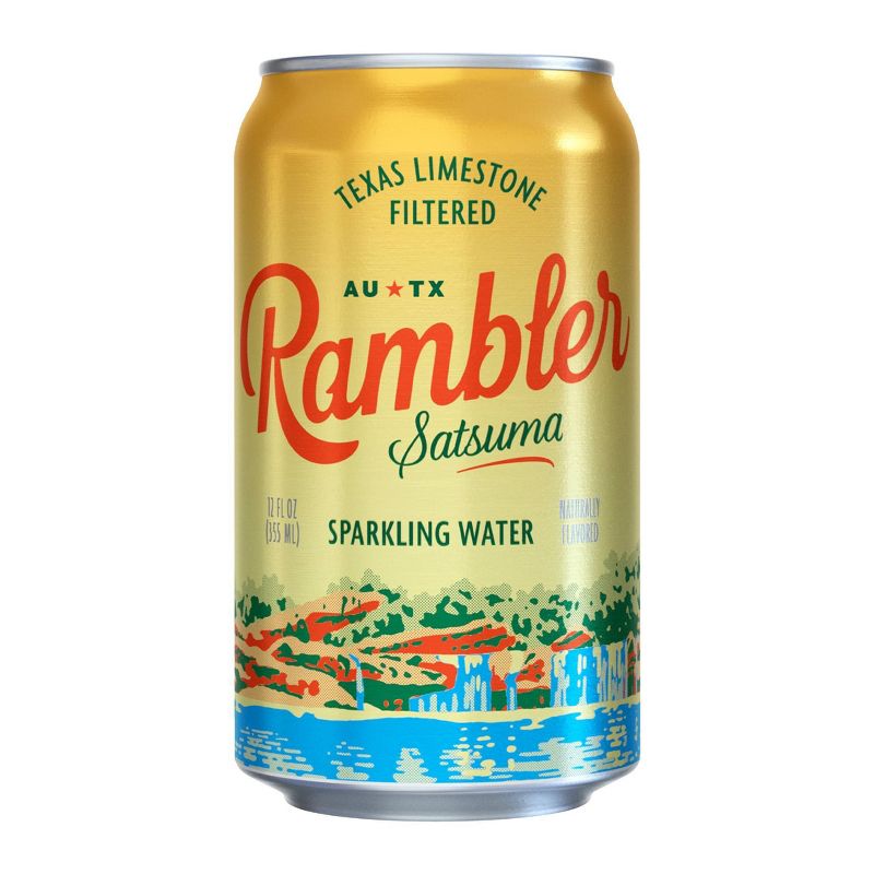 Rambler Satsuma Sparkling Water - 8pk/12 fl oz Cans, 2 of 6