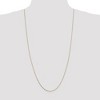 Black Bow Jewelry 0.8mm 14k Yellow Gold Solid Box Chain Lobster Clasp Necklace - 2 of 4