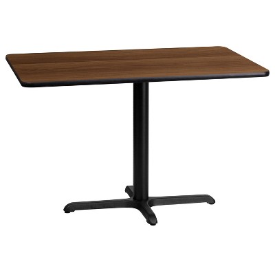 Emma and Oliver 24"x42" Rectangular Laminate Table with 23.5"x29.5" Table Height Base