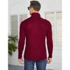 Men's Quarter Zip Up Pullover Casual Stretch Lightweight Mock Neck Polo Sweaters Knitwear - 3 of 4