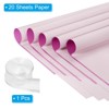 Unique Bargains Waterproof DIY Crafts Packaging Gift Wrap with Ribbon 1 Set - 3 of 4