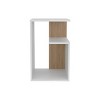 Syemin End Tables Coffee Table, Side Table, Night Stand, Bedside Table with Open Storage, Coffee Tables for Living Room, White, 11.8"*15.7"*24.9" - 4 of 4