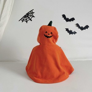Clotth Kids' Halloween Cute Cloak - Adorable Costume, Festive Outfit for Babies, Halloween Party Cloak with Hood - 1 of 4