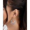 SHINE by Sterling Forever 2" Circle Resin Dangle Earrings - 2 of 3