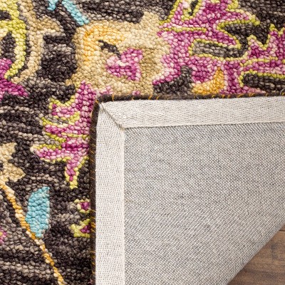 Charming Blossom 2' x 3' Multicolor Floral Tufted Wool Rug