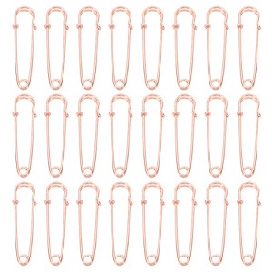 Unique Bargains Metal DIY Blankets Crafts Brooch Making Home Sewing Large Safety Pins 32 Pcs - 1 of 4