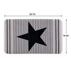 VECELO Front Door Mat Welcome Mat, Absorbent Muddy Kitchen Rugs, Non-Slip Rubber Backing Doormat - 3 of 4