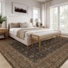 Washable Rug Vintage Rug with Non Slip TPR Backing, Traditional Oriental Carpet - 2 of 4