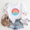 Simply Sage Market Ocean Circle Retro Short Sleeve Tee - 3 of 4