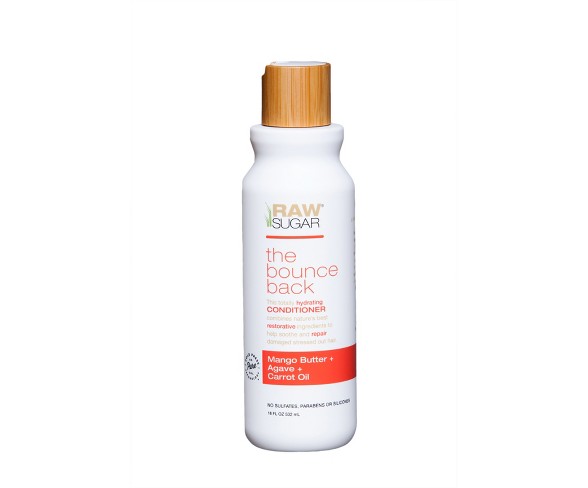 Raw Sugar The Bounce Back Mango Butter + Agave + Carrot Oil Conditioner - 18 fl oz