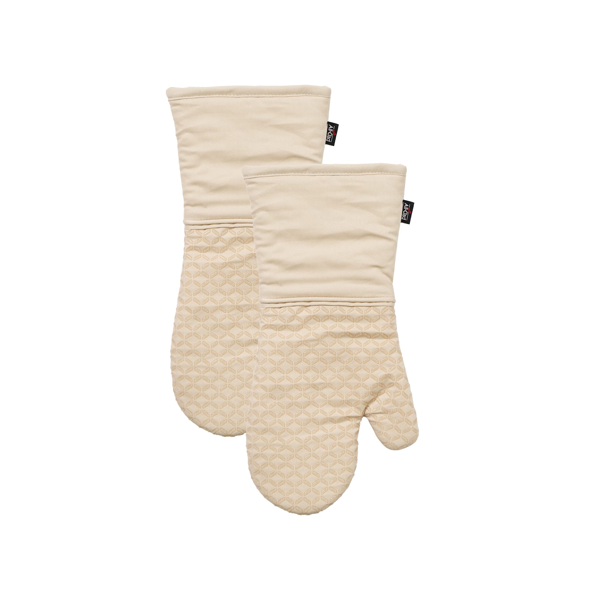 All-Clad Ogee Silicone Printed Oven Mitt, 2-Pack, Toast