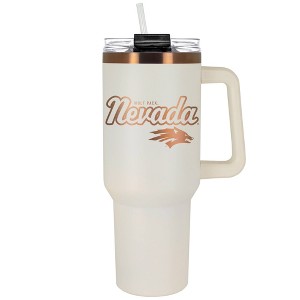 NCAA Nevada Wolf Pack Cream and Copper Colossus Travel Mug - 40oz
