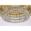 Elegant Lighting Monroe 2 - Light Flush Mount in  Gold - 3 of 4