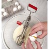 RSVP International (BEATR-RD) Handheld Vintage Inspired Egg Beater, 12.25 Inch, Red - 4 of 4