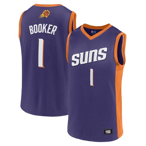 BOOKER#1 Phoenix Suns Purple NBA Jersey