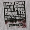 Shaun Of The Dead List Adult T-Shirt - 2 of 4