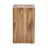 GlasFlength Coffee Tables, Modern Coffee Table with Complex Texture Patterns, Stylish and Durable Design for Living Room, Patio, Brown, - 4 of 4