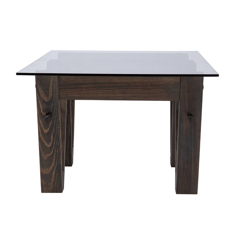 Vicar Reclaimed Wood Cocktail Table Brown/Black - Aiden Lane, 6 of 10
