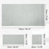 Unique Bargains Soft Absorbent Cotton Bath Towel for Bathroom kitchen Shower Towel 3 Pcs - 4 of 4