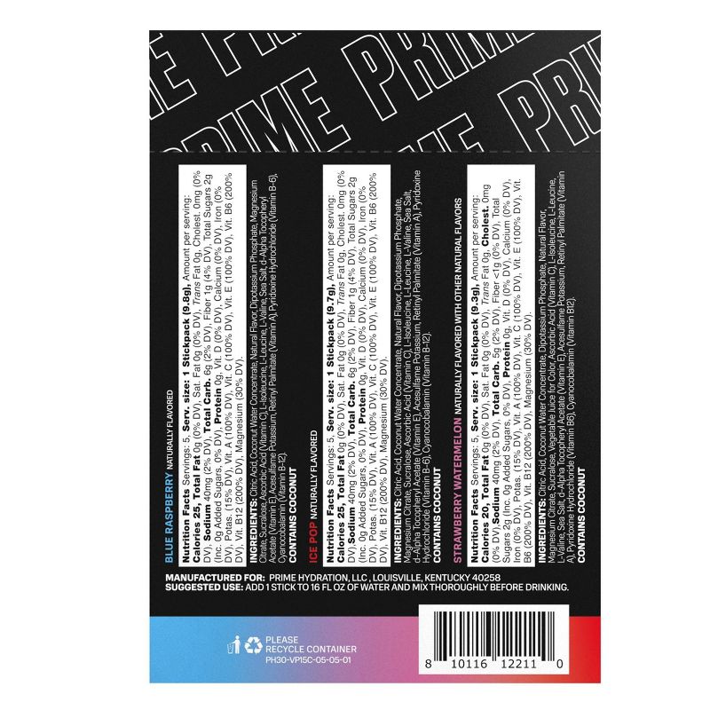 Prime Hydration Sticks - Variety Pack - 5.07oz/15ct, 4 of 6