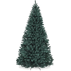Best Choice Products Artificial Christmas Tree, Premium Unlit Spruce Design, Dense Branches – Blue Spruce - 1 of 4