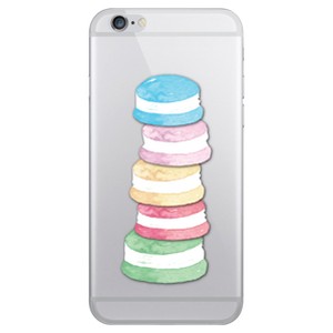 OTM Essentials Apple iPhone 8/iPhone 7 Tough Edge Food Clear Case - Macaron Stack - 1 of 3