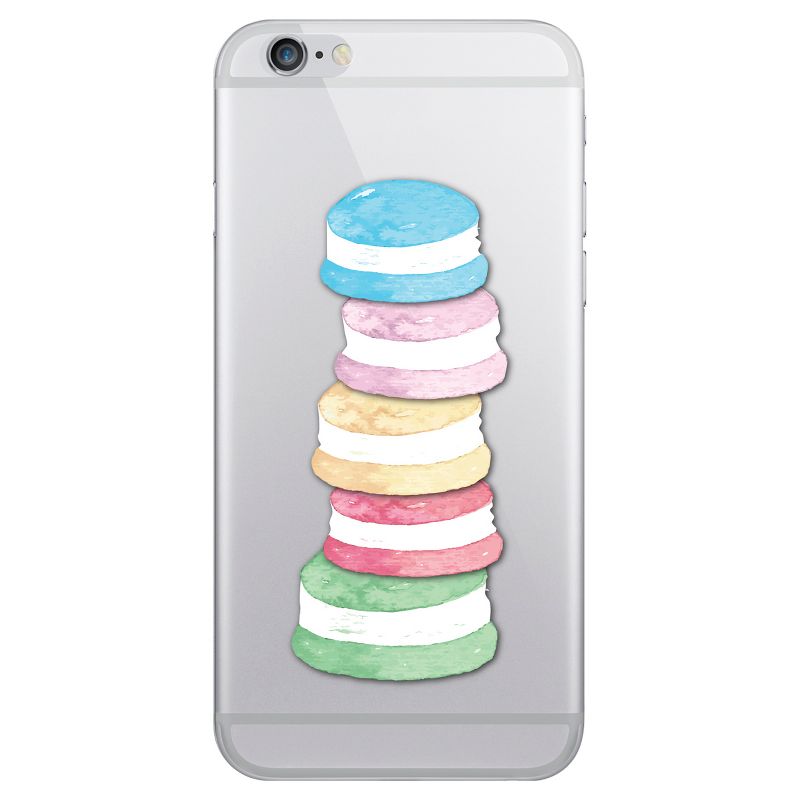OTM Essentials Apple iPhone 8/iPhone 7 Tough Edge Food Clear Case - Macaron Stack, 1 of 6