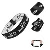 Unique Bargains Breathable Headband Elastic Headband Black White 1 Pc - 3 of 4