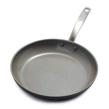 GreenPan Chatham Hard Anodized Healthy Ceramic Nonstick 12" Open Frying Pan - Gray