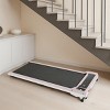 Syemin Treadmills Pad Running 1HP Cushioned Belt 6° Incline Portable Treadmill Spacious Surface Under Desk Home Gym Exercise, Pink, 49.2"*20.5"*4.92" - 2 of 4
